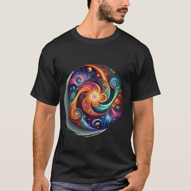 Camiseta Armonía divina: La ॐ Mandala (Anverso)