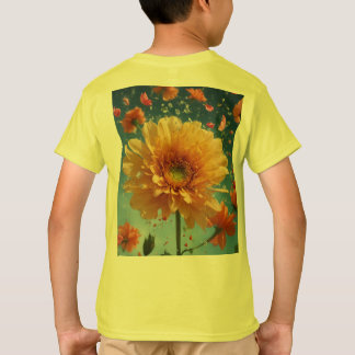 Camiseta : "Armonía divina: Lord Krishna & Blossoming Grace
