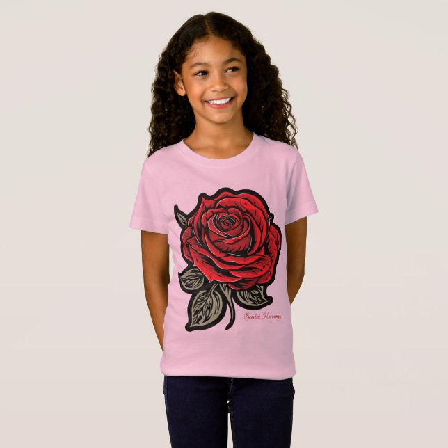 Camiseta Armonía escarlata (Anverso completo)