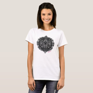 Camiseta Armonía floral de encaje