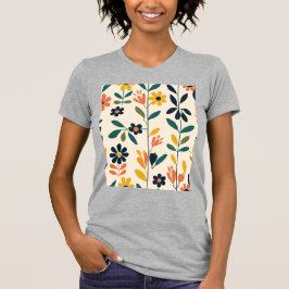Camiseta Armonía Floral Escandinava