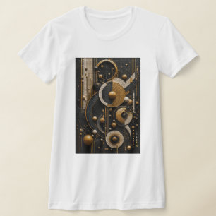 Camiseta Armonía Geométrica en Mosaico Micro 3D