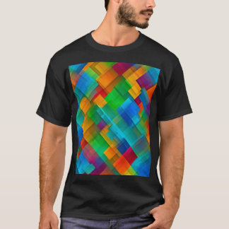 Camiseta Armonía geométrica vibrante