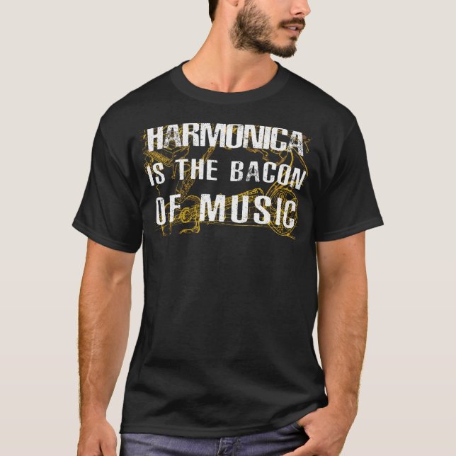 Camiseta Armonía: ¡La Bacon musical! ¡Hola (Anverso)