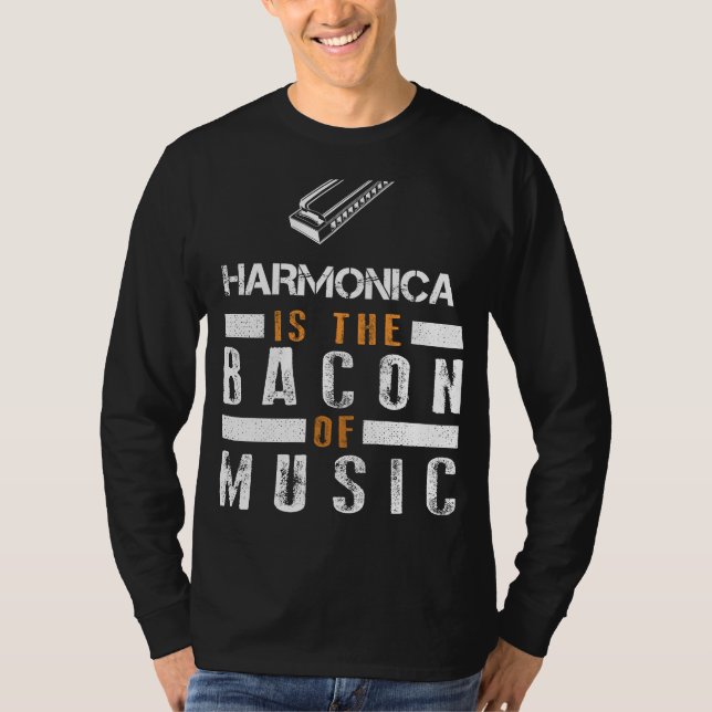 Camiseta Armonía: ¡La Bacon musical! ¡Hola (Anverso)