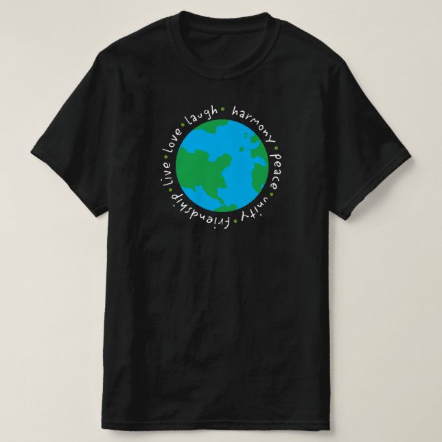 Camiseta Armonía terrestre (Diseño del anverso)