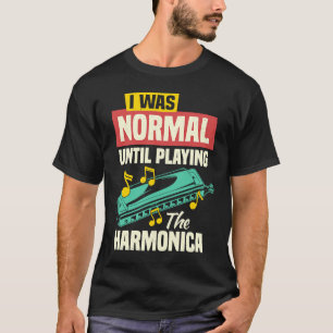 Camiseta Armonica de boca Arpa francesa y armónica