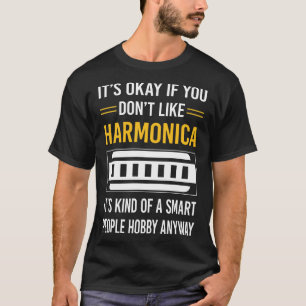Camiseta Armonica de boca para gente inteligente