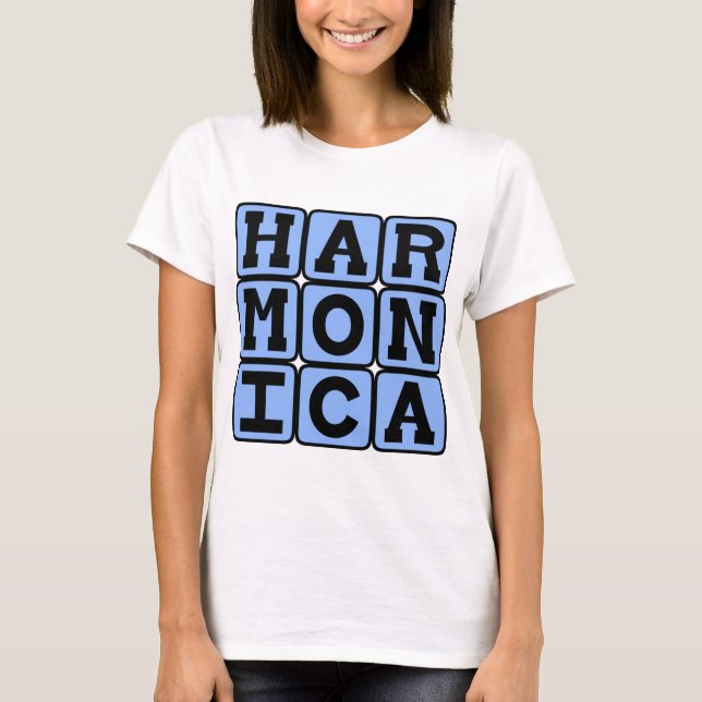 Camiseta Armonica, Instrumento Musical (Anverso)