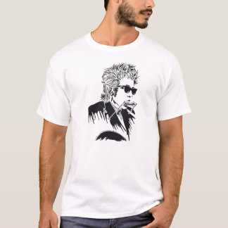 Camiseta Armónica y guitarra clásicas de la roca de Dylan