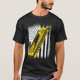 Camiseta Armonicista de la Bandera de Estados Unidos