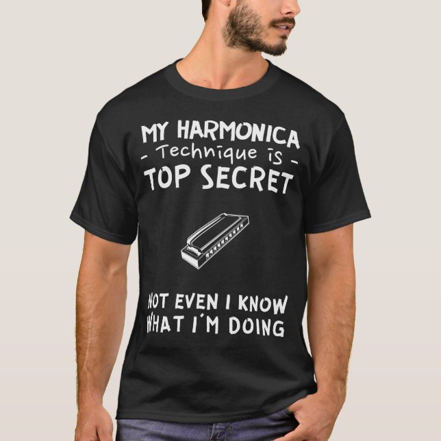 Camiseta Armonizar el misterio de mis habilidades armónicas (Anverso)