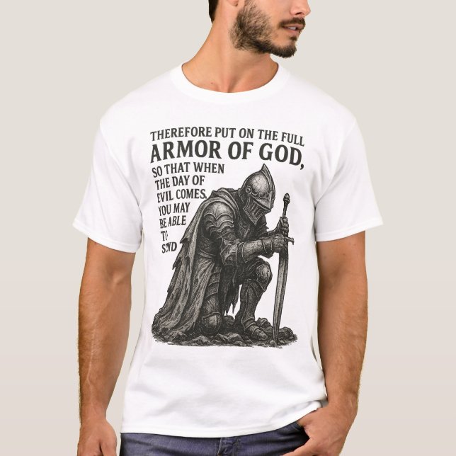 Camiseta Armor de Dios (Anverso)
