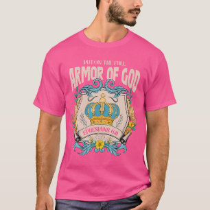 Camiseta Armor De Dios Cristiano Jesucristo Fila Rey Hombre