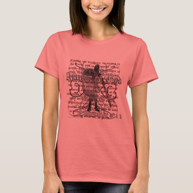 Camiseta Armor de Dios Soldado (Anverso)