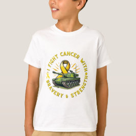 Camiseta "Armor de esperanza: Tee de lucha contra el cáncer