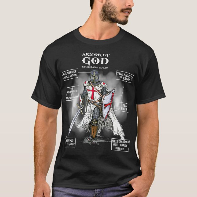 Camiseta Armor Of God Bible Verse Great Gift For (Anverso)