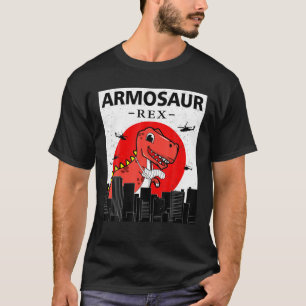 Camiseta Armosaur Rex Dinosaur Funny Se Rompe Bien El Brazo