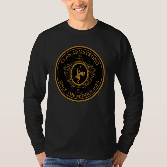 Camiseta Armstrong Clan Scottish Sworsman (Anverso)