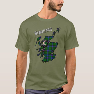 Camiseta Armstrong Tartan Map & Badge T-Shirt