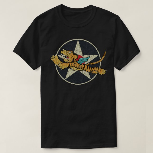Camiseta Army Air Corps Flying Tigers AVG 1941  (Diseño del anverso)