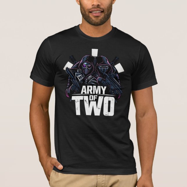 Camiseta „Army of Two – Vater & Sohn im Einsatz“ (Anverso)
