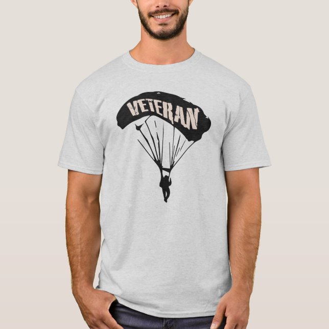 Camiseta Army Paratrooper Veteran (Anverso)