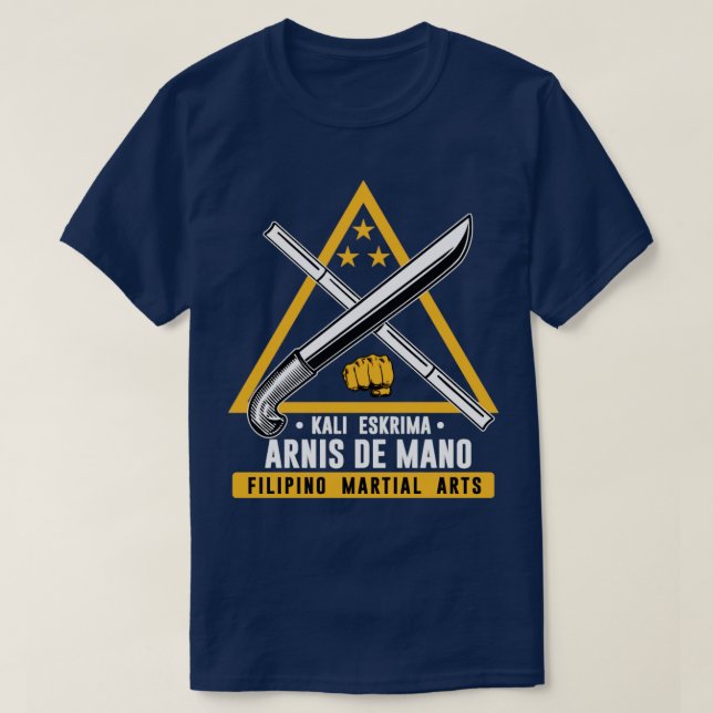 Camiseta Arnis De Mano Kali Eskrima Arte Marcial Filipino (Diseño del anverso)