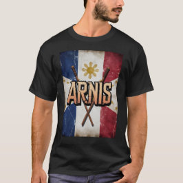 Camiseta Arnis Filipino Martial Arts Vintage Tee Escrima