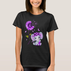 Camiseta Arnold Chiari Malformación Conciencia Hippie púrpu