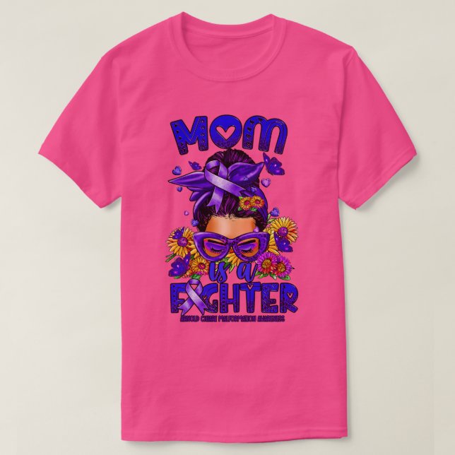 Camiseta Arnold Chiari Malformation Awareness Mom fighm (Diseño del anverso)