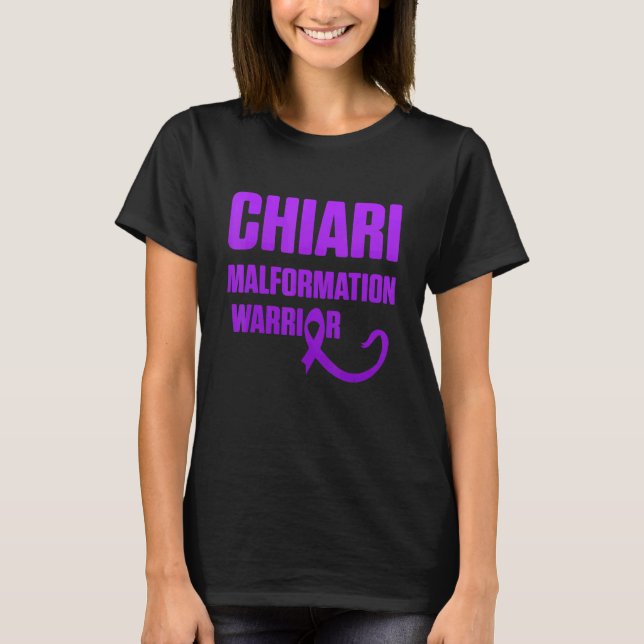Camiseta Arnold Chiari Malformation Warrior Fight Awareness (Anverso)