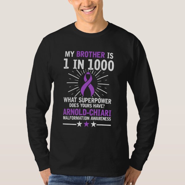 Camiseta Arnold Chiari Malformation Warrior Health Awarenes (Anverso)