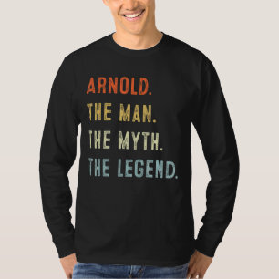 Camiseta Arnold el hombre leyenda del mito Fatheru2019s Día