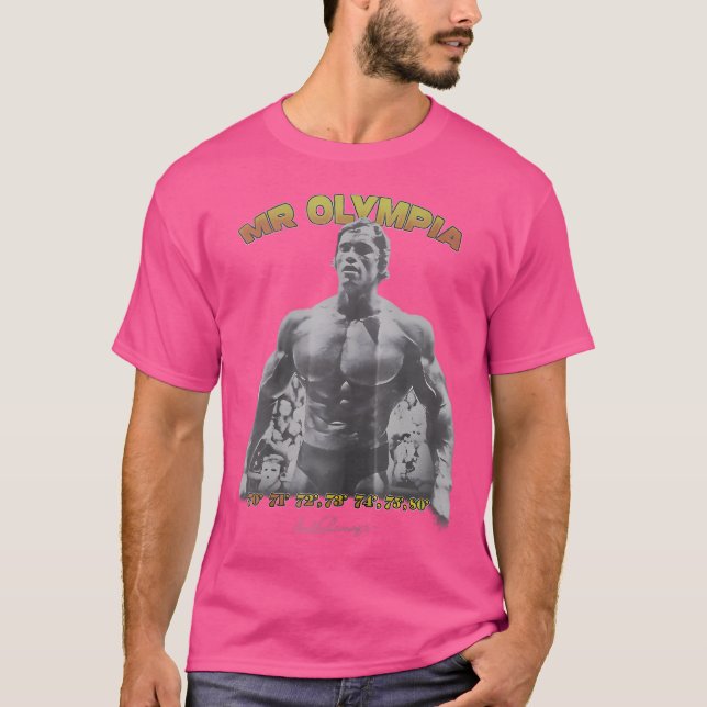 Camiseta Arnold Schwarzenegger 7 Tiempo Sr. Olympia (Anverso)