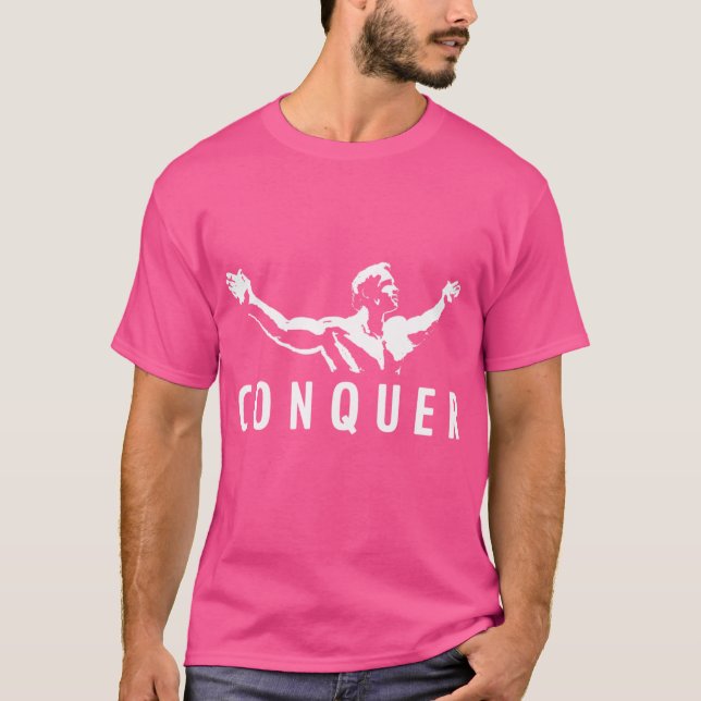 Camiseta Arnold Schwarzenegger Conquistar regalo (Anverso)