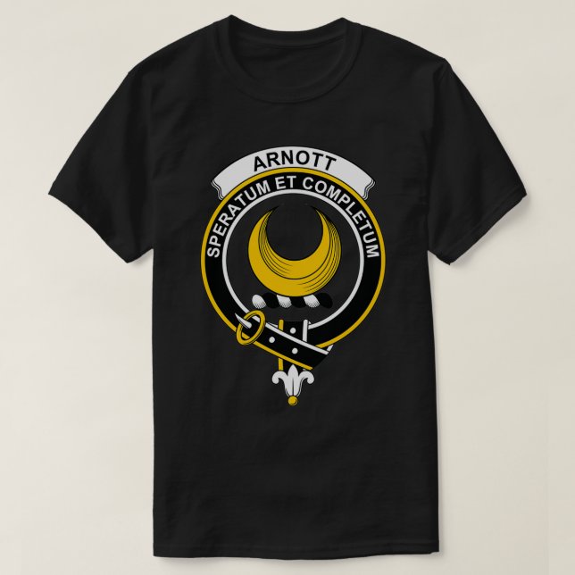 Camiseta Arnott Escudo Tartan Clan Scottish Clan (Diseño del anverso)