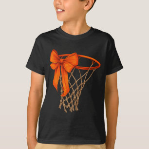 Camiseta Aro de Baloncesto Con Lazo Estética de Baloncesto 