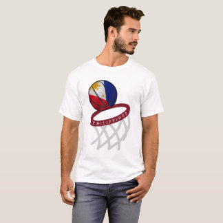 Camiseta Aro de baloncesto de la bandera de Filipinas