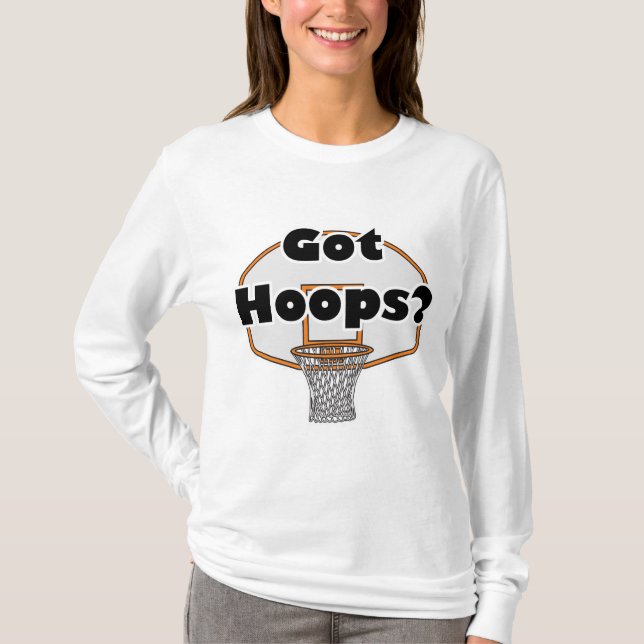 Camiseta aro de baloncesto got hoops (Anverso)