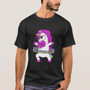 Camiseta Aro Hula Unicornio Danza Fitness