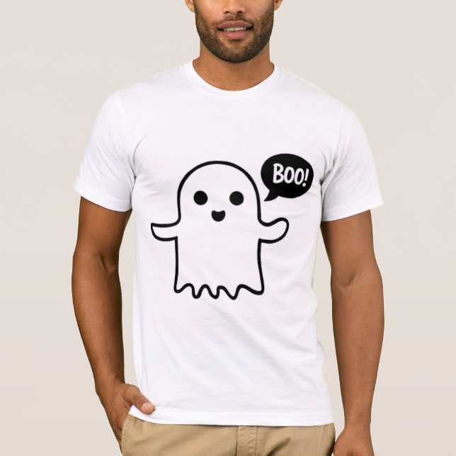 Camiseta Aro Pride Ghost T-Shirt Design (Anverso)