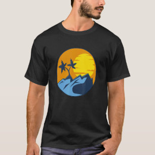 Camiseta Aroace Orgullo Tropical Beach Aro Ace LGBT Arománt