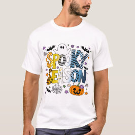 Camiseta AroAce Temporada Espeluznante de Halloween