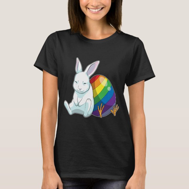 Camiseta Aroma arcoiris de huevo de pascua de pascua de los (Anverso)
