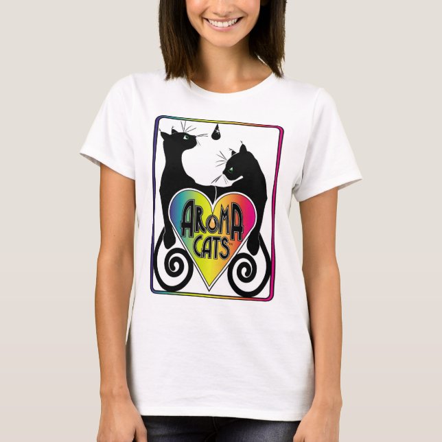 Camiseta Aroma cat T-Shirt (Anverso)