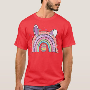 Camiseta Aroma crudo de Pascua con arcoiris dulce huevo con