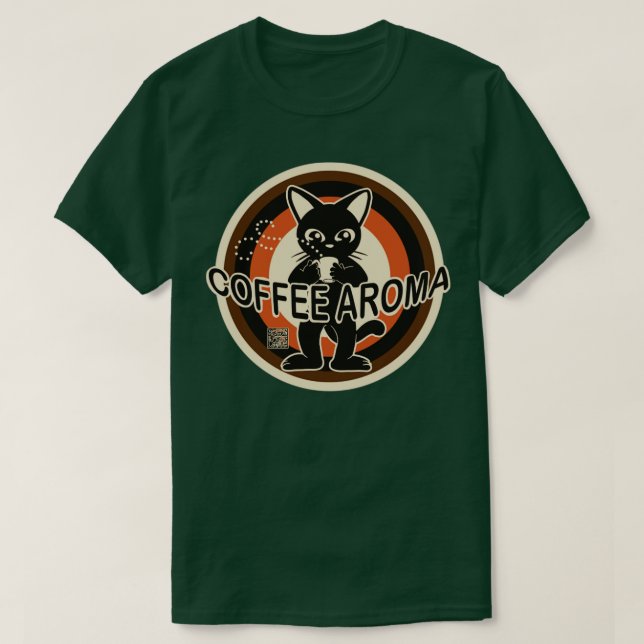 Camiseta Aroma de café (Diseño del anverso)