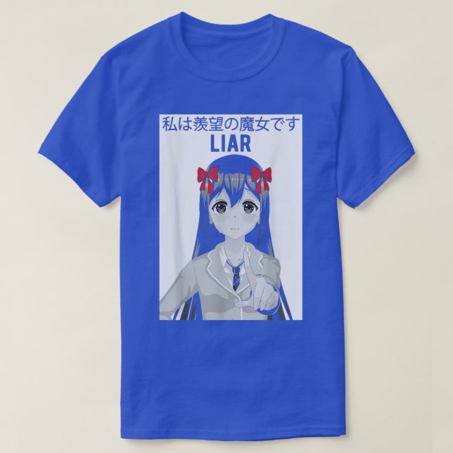 Camiseta Aroma de flores japonesas Sakura Liar (Diseño del anverso)