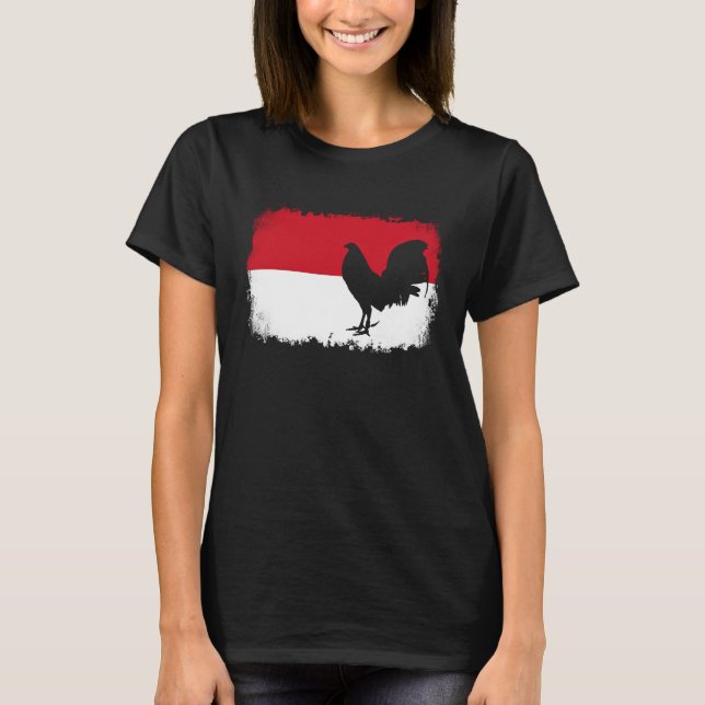 Camiseta Aroma de la bandera indonesia (Anverso)